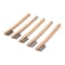 Steelman Stainless Steel Wire Brushes with Wood Handle, 1200 Bristles, 5 PK 99089 - alternate 1